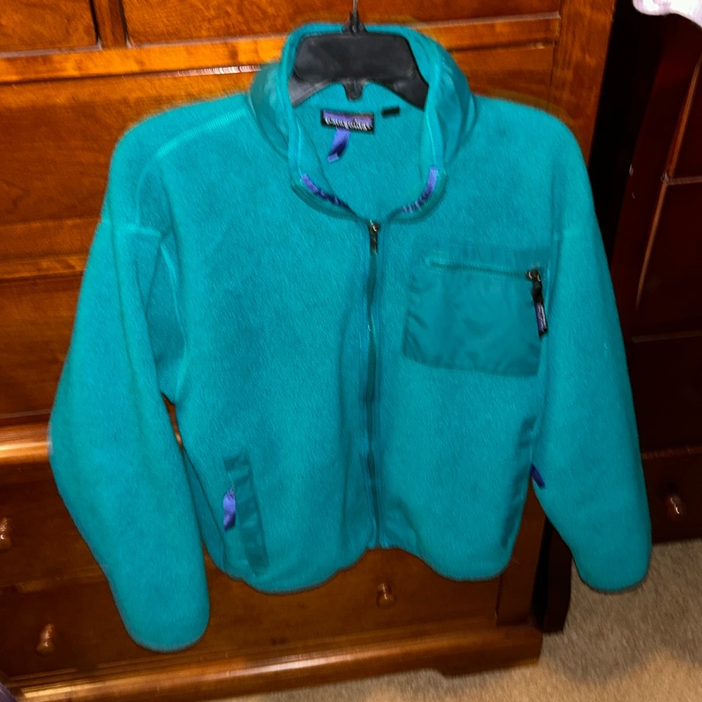 Vintage Patagonia zip up fleece jacket